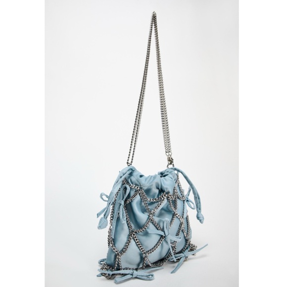 Zara mini bucket bag with bows - Picture 3 of 9